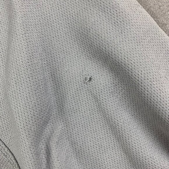 Lululemon Men Shirt Large Gray Mesh Crewneck Long Sleeve Warm Reflective Outdoor - Picture 8 of 10